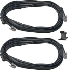 Digitrax LNC162 16 Foot LocoNet Cables  2 Pack  With End Connectors Installed