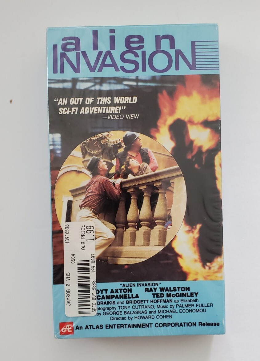 Alien Invasion VHS - Atlas Entertainment - Hoyt Axton | eBay