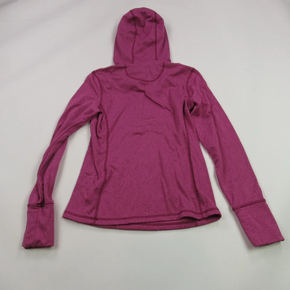 REI Sudadera con Capucha Mujer 2XS Manga Larga Ligera Pullover Exterior Rosa 1/4 Botón Foto 3 de 4