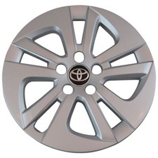 Genuine Toyota 15" Wheel Trim 5x2 Spoke Silver x1 Prius 2015-2018 4260247181