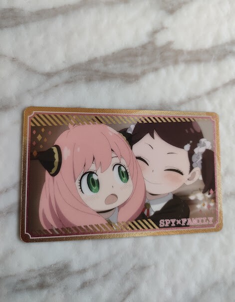 Anya & Becky No.26 SPY×FAMILY collect Metallic Card Japan NIC With