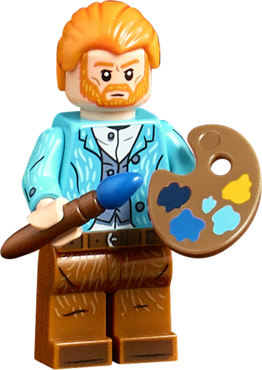 idea106 Lego Ideas (CUUSOO) 21333 - Vincent van Gogh Minifigure with Parts  - New