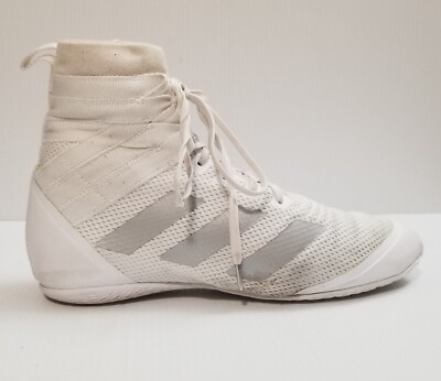 Size 7.5 Adidas Speedex 18 Men's Boxing Shoes Boxing Boots White