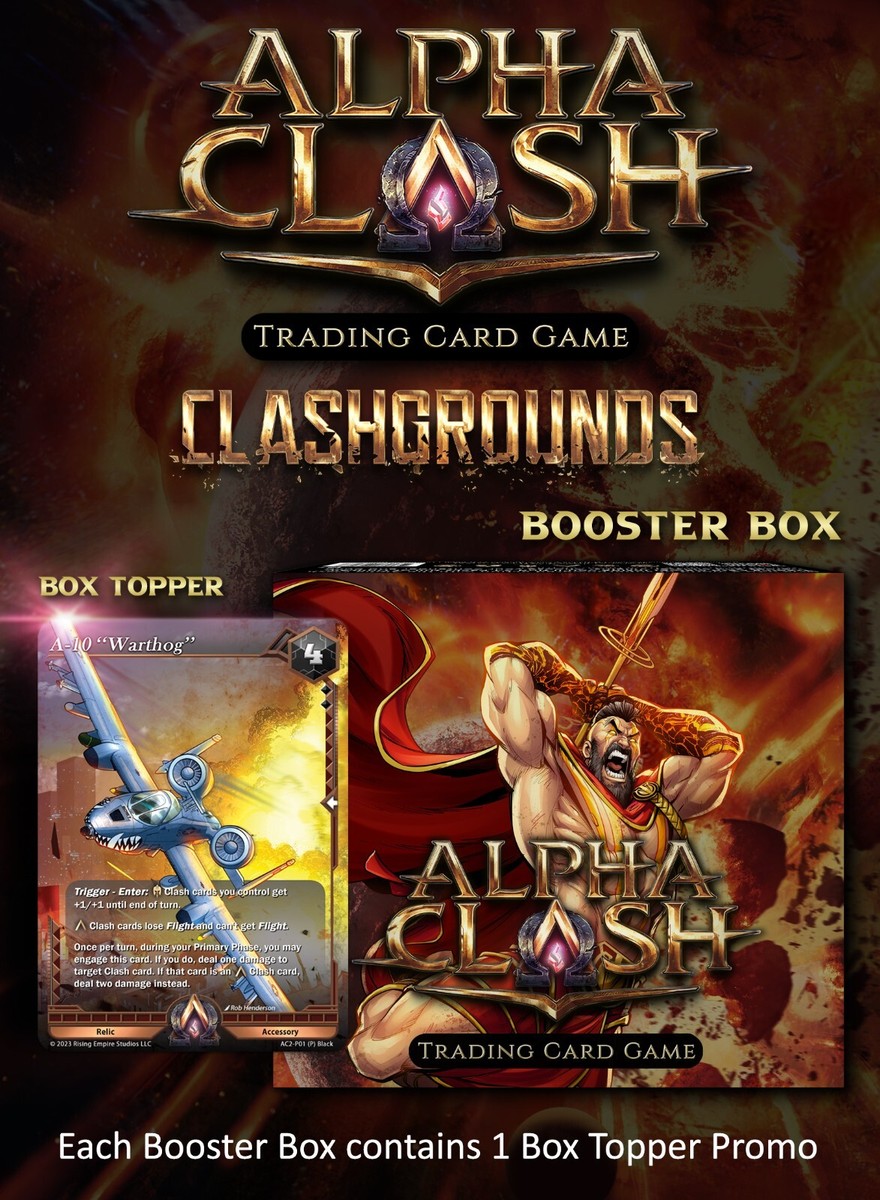 alpha clash booster box TCG: Clashgrounds, sealed With all Alpha Clash Trading Card Game