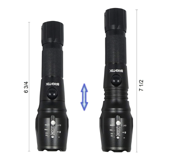 LINTERNA LUZ 9 LED T6 CON ASA ALTA POTENCIA PILAS INCLUIDAS LAMP LANTERN - Foto 2