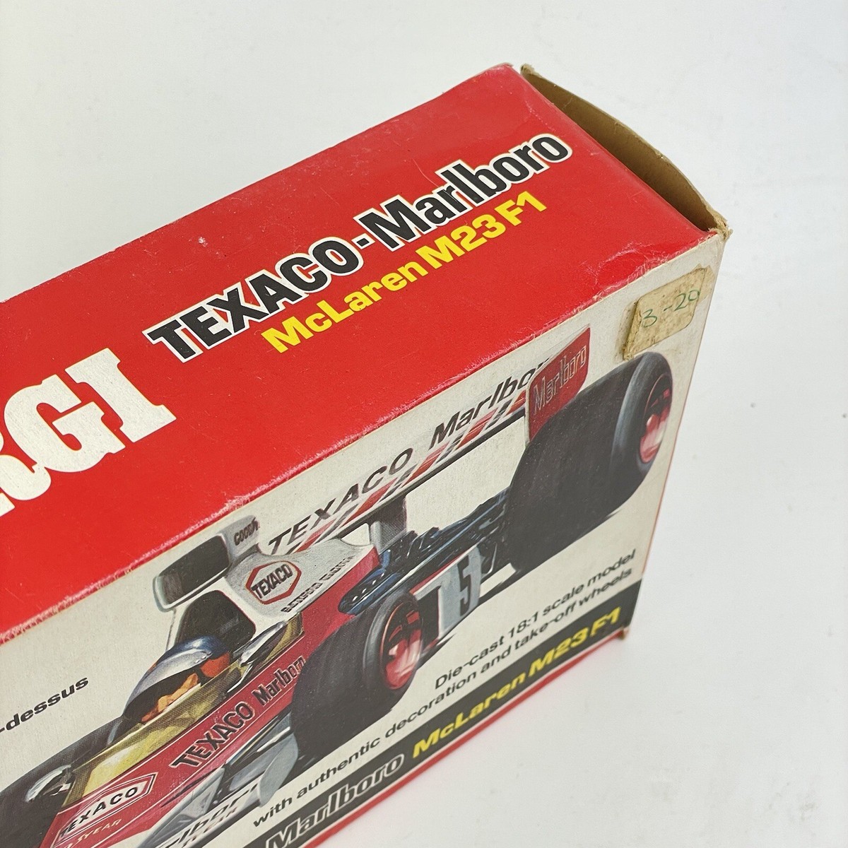 Vintage Boxed Corgi 191 Texaco Marlboro McLaren Formula 1 M23 F1