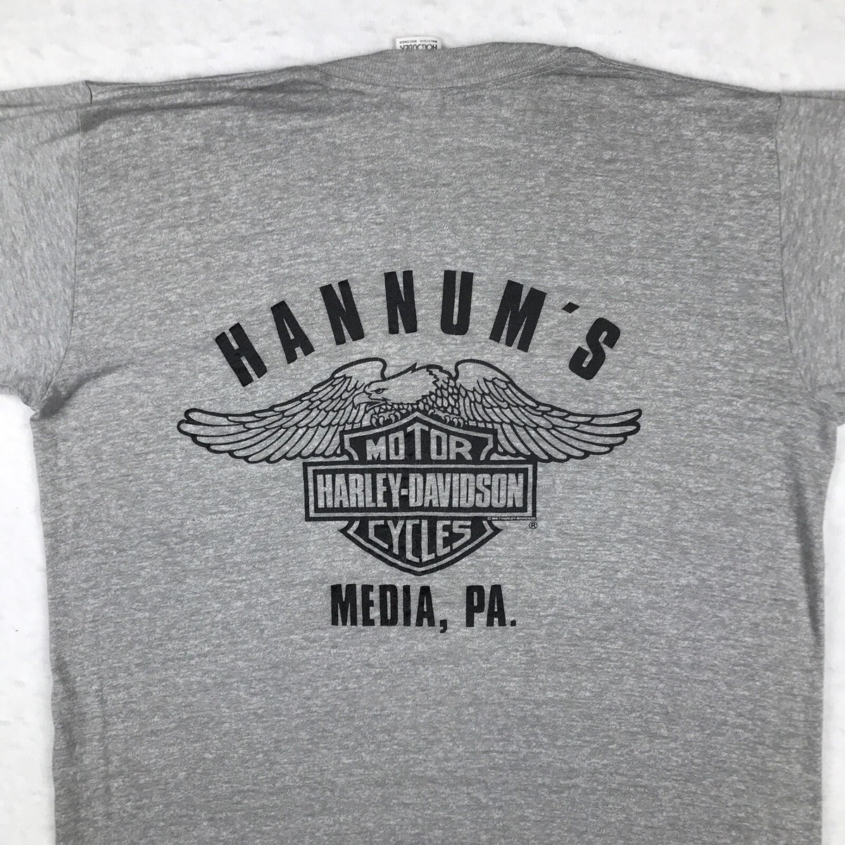 vintage 80s HARLEY DAVIDSON MOTORCYCLE PAPER THIN T-Shirt XS