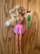 Vintage Mattel 1990 Hawaiian Fun Barbie with Hula Skirt 5940