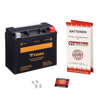 YUASA Batterie Arctic Cat 425, 2011-2012, 20Ah-250A, startklar, inkl 7,50  Pfand