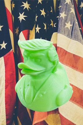 Glowing Donald Jeep Duck  . 3-d Printed. OIIIIIIIO  