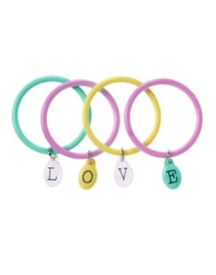 GYMBOREE HELLO HAPPY 4PK LOVE BRACELET 4-CT NWT | eBay