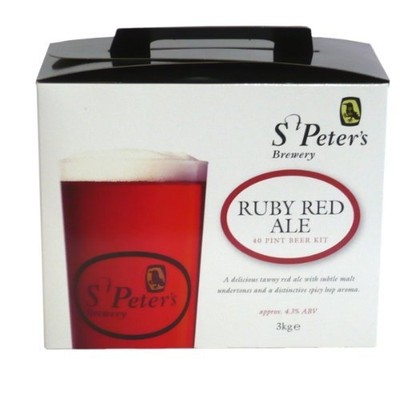 St Peters Brauerei Rubinrot Ale Bierset 40 Pints Homebrew Bierherstellung Brauen