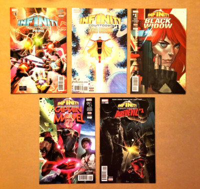 Infinity Countdown Prime Adam Warlock Daredevil High-Grade Marvel Lot of 5
