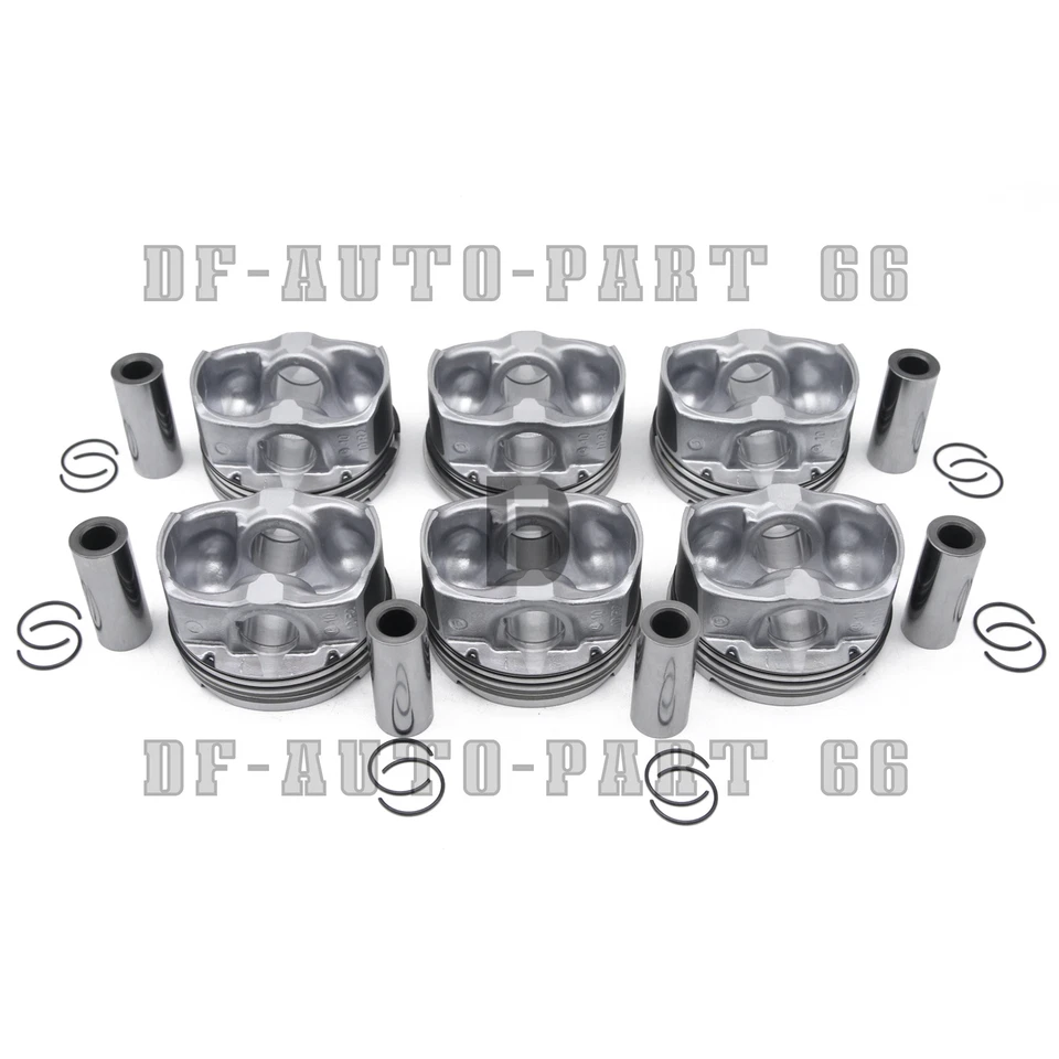 Juego de pistones MAHLE 6X 11257610295 Φ84+0,5mm para BMW N54B30 3.0 135i 335i Z4 F01 X6 Foto 2 de 4