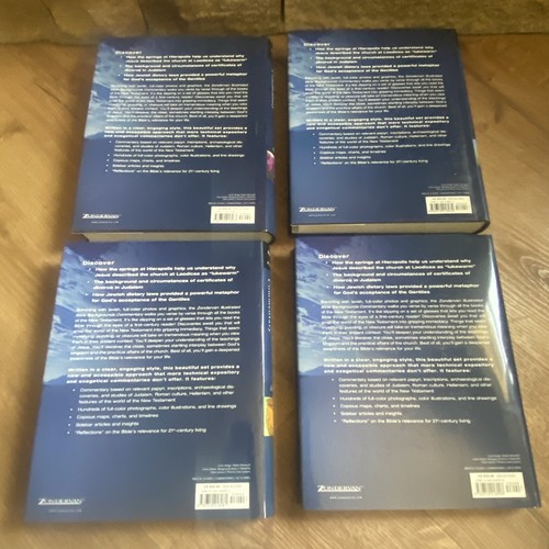 Zondervan Illustrated Bible Backgrounds Commentary Box Set Of 4 Volume HC Books - Picture 17 of 17