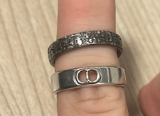 christian dior oblique ring set