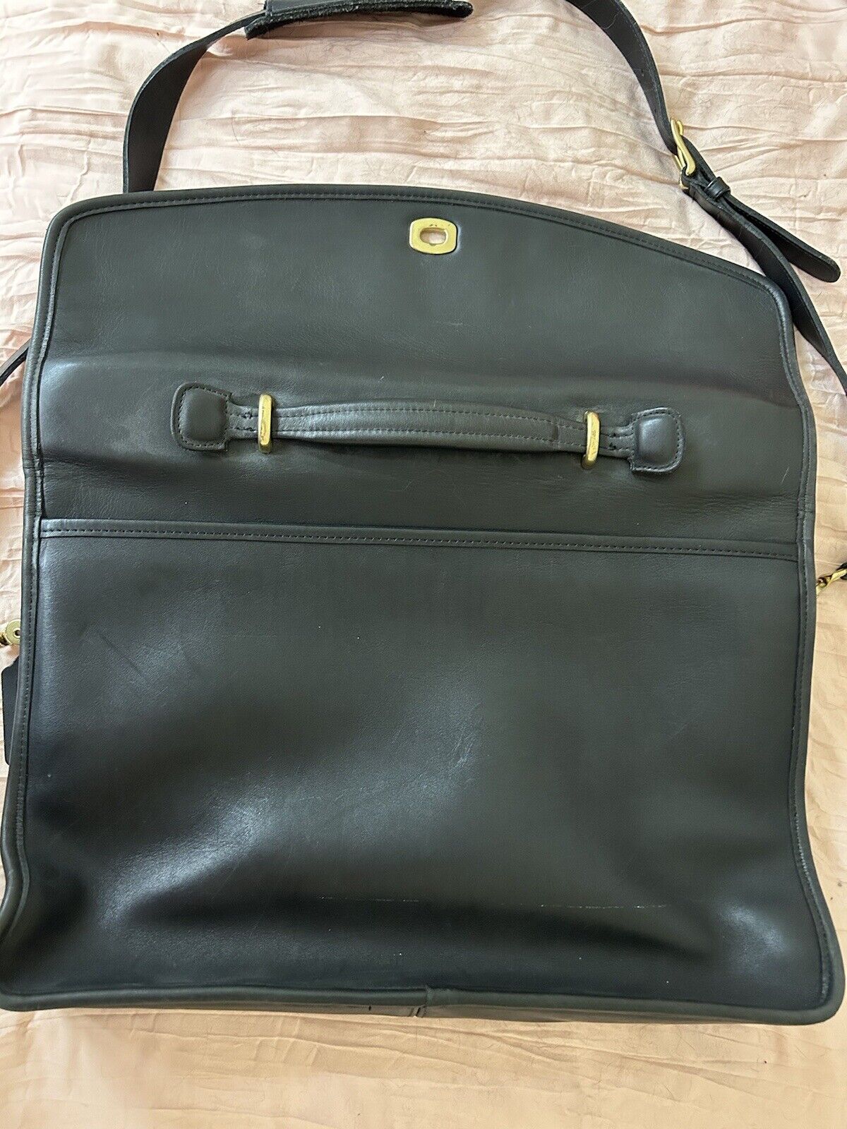 Vintage Coach Lexington Black Leather Briefcase M… - image 13