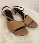 Alexander Wang Womens Leather Slingback Open Peep Toe Heels Pumps Shoes Sz 11 41 — photo 2
