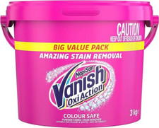 Vanish Napisan Oxi Action Bulk Clothes Laundry Washing Powder Stain Remover, 3Kg