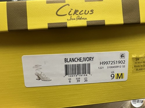 Sam Edelman Womens Blanche Circus Sandal White Size 9 M - Picture 6 of 6
