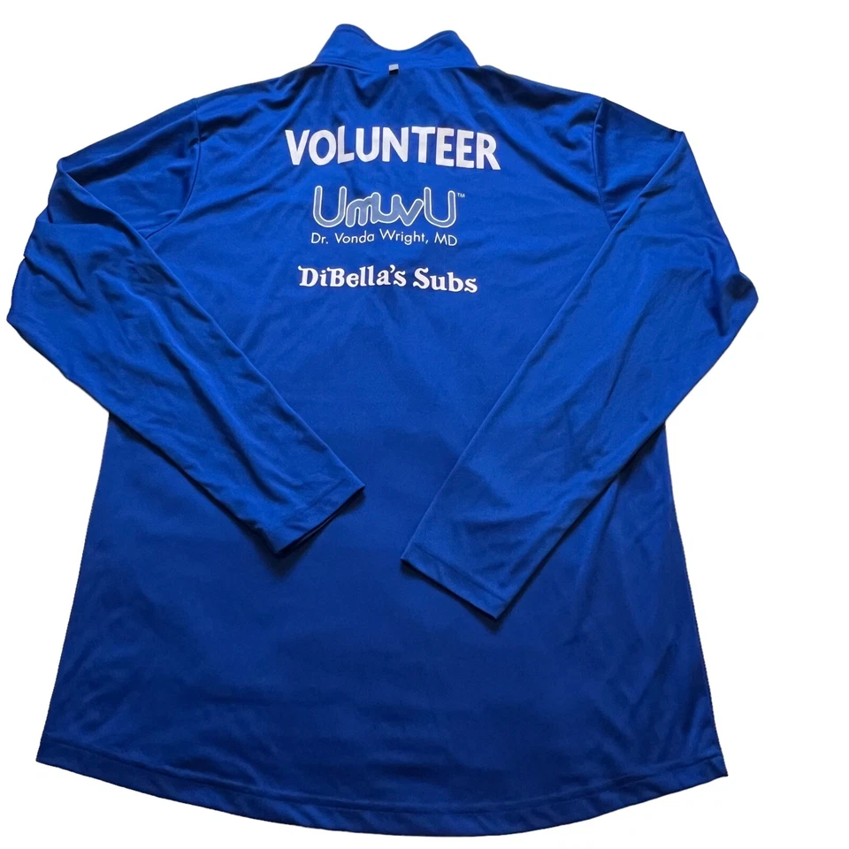 EQT 2013 Pittsburgh 10 Miler Volunteer  1/4 Zip Shirt Pullover Long Sleeve Sz M - Image 2 of 4