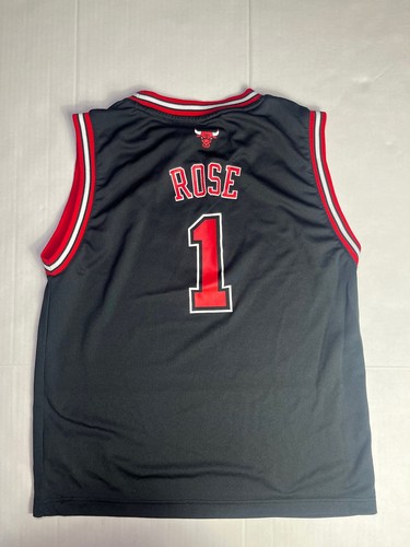 Adidas Derrick Rose Chicago Bulls Jersey NBA Basketball Youth Size Large - Picture 3 of 7