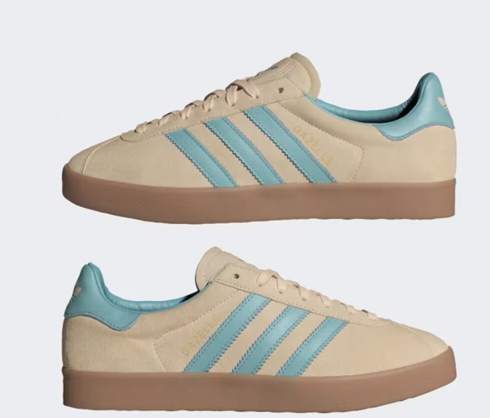Adidas GAZELLE 85 beige Mint Gum MEN'S SHOES IE3434 suede | eBay