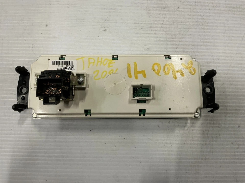 2000-2002 CHEVROLET TAHOE AC НАГРЕВАТЕЛЬ КЛИМАТ-КОНТРОЛЬ ПЕРЕКЛЮЧАТЕЛЬ OEM 15054698 - Изображение 2 из 4
