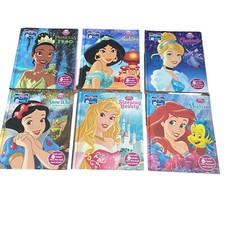 Lot Of 6 Story Reader Me Reader HC Books Disney Snow White Aladdin Cinderella