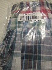 Men's boxers size XXL 5-6 pack, plaid