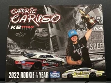VRHTF NHRA COOL VINTAGE "CAMRIE CARUSO" POWERBUILT TOOLS PRO STOCK HAND OUT