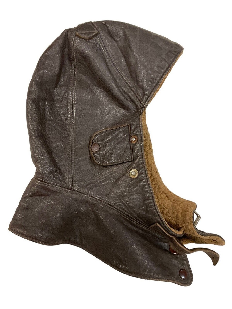 WW2 German Luftwaffe NSFK Leather Flying Helmet | eBay