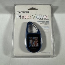 Memorex Photo Viewer 2mb Digital New Black Memories On The Go MDF0-151 Blu