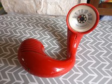 Vintage Panasonic 1970 National R-72 Toot-A-Loop AM Radio Red working condition