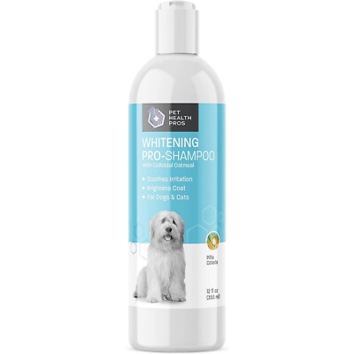 Pet Health Pros Dog Whitening Shampoo for Dogs - Pina Colada Scented - 12 oz