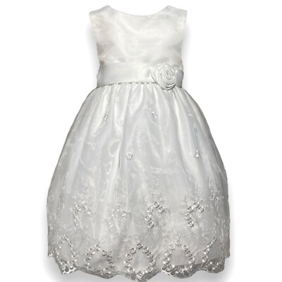 2t white dress Toddler Girls Long Sleeve Ribbed Tutu - Dont hesitate American Princess Girl Special Occasion