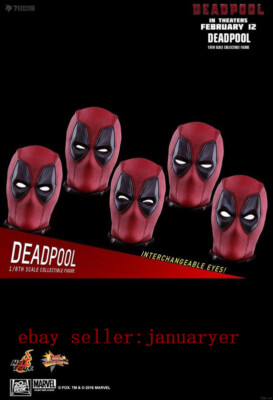 Perfect Hot Toys Mms347 1/6 Marvel Deadpool Ryan Reynolds Action