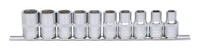 "Ks Tools 1/2\" Sechskant-Stecknuss-Satz, 10-Teilig 10-19 Mm - 917.0635"