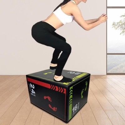 Plyometrische Sprungbox, Step-Up-Box für Krafttraining, Heim-Fitnessstudio