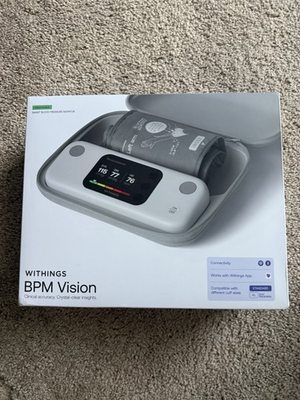 #ad Withings BPM Vision Smart Arm Blood Pressure Monitor Gray $109.00