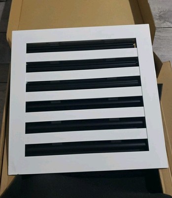 FA-STAR Clean Modern AC Vent Cover 12 x 12 (Duct Opening Cutout), BENTED Corner