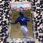 1995 FLAIR HOT NUMBERS KEN GRIFFEY JR PSA 7 NM Gold Foil 4/10 Insert Holo SP #4