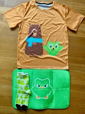 Duolingo Merch Socken, Fußmatte Badezimmer, Trikot T-Shirt
