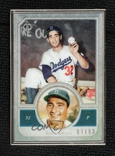 2018 Topps Transcendent 67/83 Sandy Koufax #1 HOF g5e