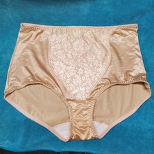Bali Light Control Light Tummy Shaper Panties Beige Sz 3XL Granny Panty Sissy