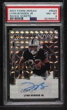 2020 Panini Mosaic Rookie Scripts Lynn Bowden Jr #RS29 PSA 8 Auto 0i76