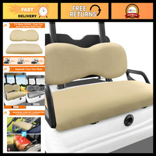Golf Cart Front Seat Covers Set Fit for EZGO TXT/RXV, Club Car DS/Precedent, Yam