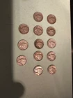 Mercury dime lot of 13 coins - Average condition