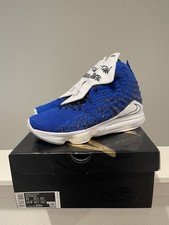Nike Men's Lebron XVII MTAA - Size: 11 - CT3464 400 - Blue / White - Black - NEW