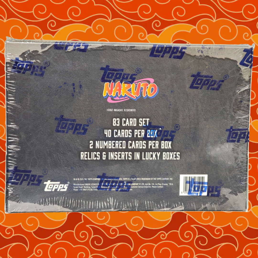 2025 Topps Naruto Nindo Hobby Box English | India Exclusive 2